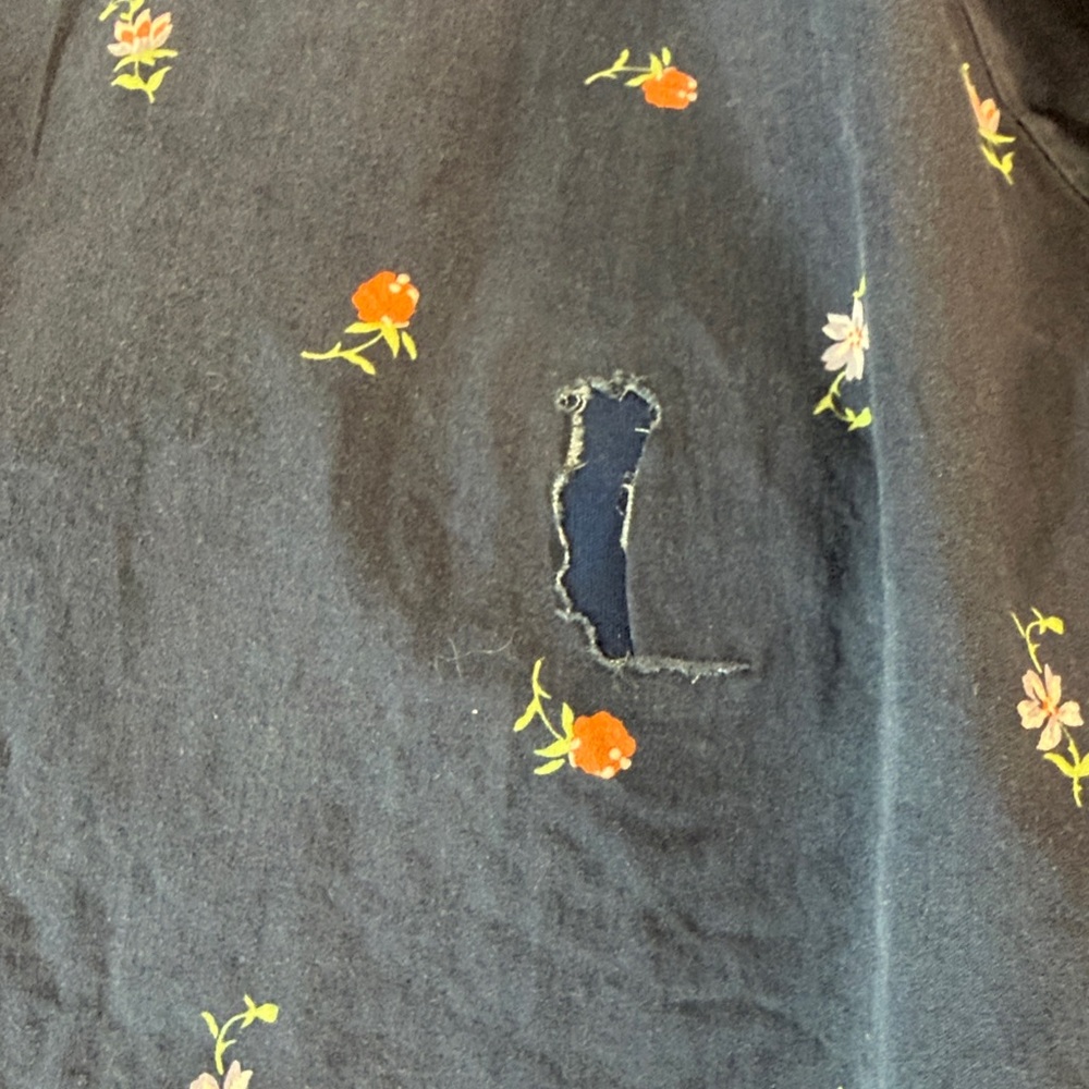 Hill House Navy Blue Floral Midi Matilda Dress - Picture 9 of 15